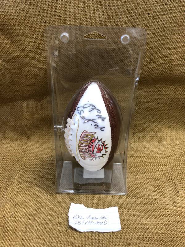 lot 1370 image: Mike Maslowski Signed Football