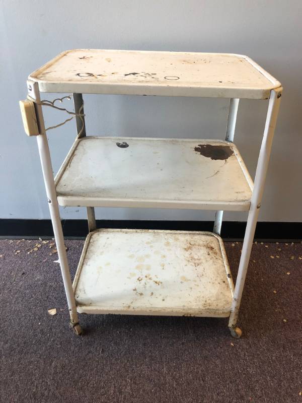 lot 1428 image: Vintage Metal Cart