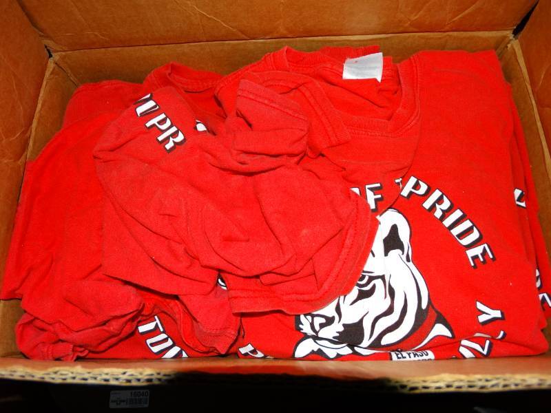 lot 16045 image: Youth size bully t shirts.
