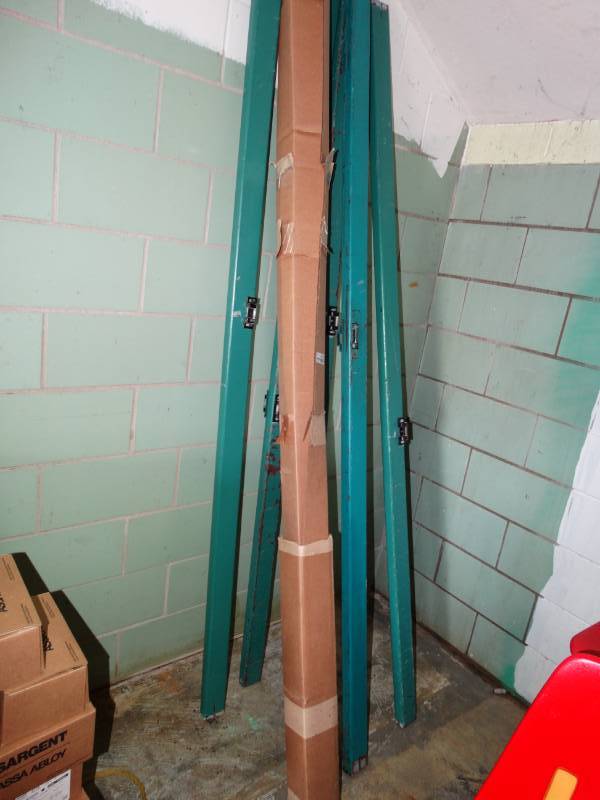 lot 16112 image: Lot of metal door frames.