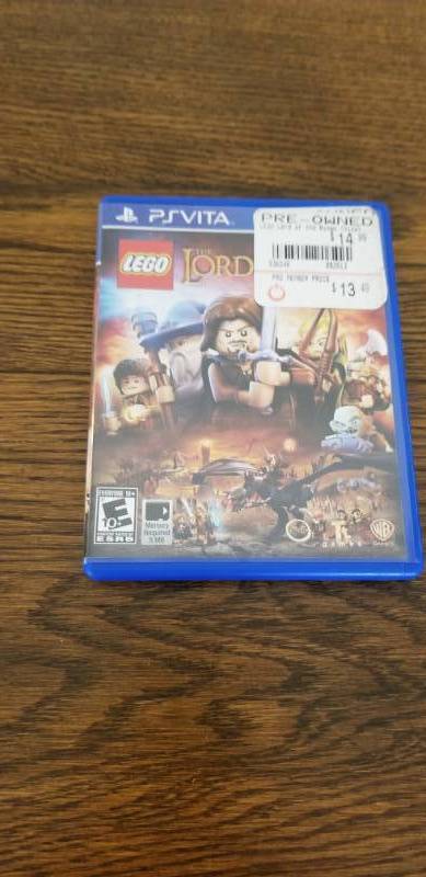 lot 5017 image: Playstation Vita Lego Lord of the Rings Game Rated E