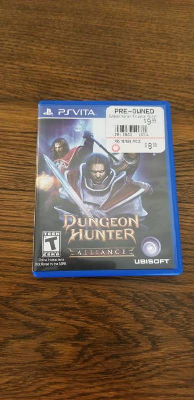 lot 5018 image: Playstation Vita Dungeon Hunter Alliance Game Rated T