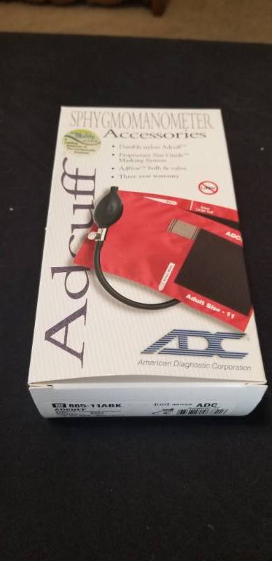 lot 9929 image: ADC Reusable BP Cuff Adult size 11...
