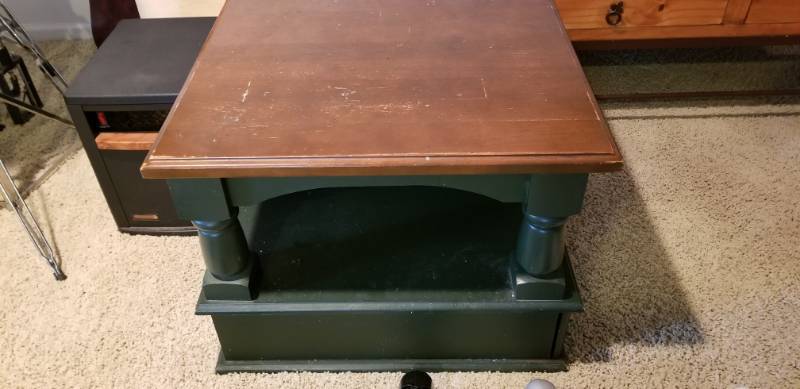 lot 17432 image: Wood End Table