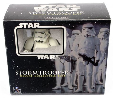 lot 17163 image: Star Wars 2004 Gentle Giant (Deluxe) Stormtrooper Mini Bust