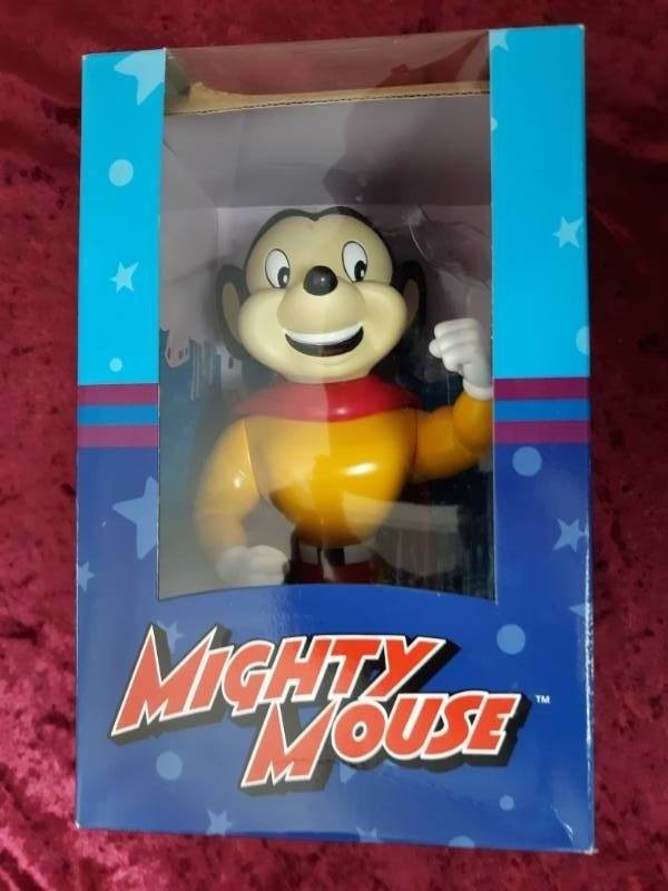 lot 2916 image: Rare Mighty Mouse Vinyl Figure Toy from Dark Horse Deluxe Factory