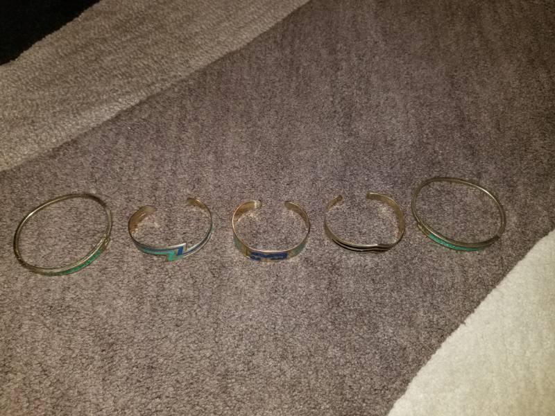 lot 18832 image: Turquoise Bracelets Lot
