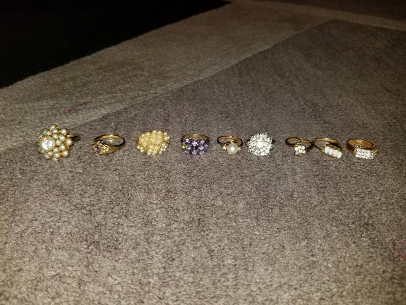 lot 18838 image: Cocktail Rings Lot