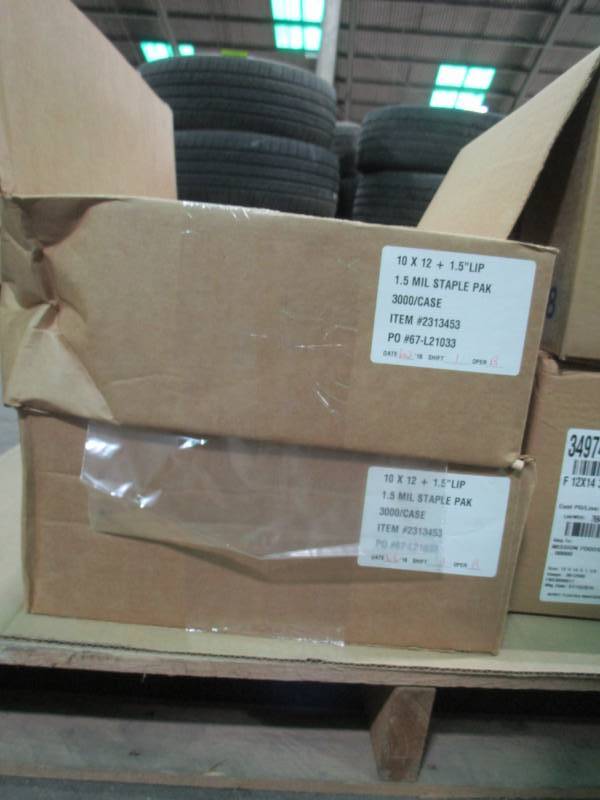 lot 6338 image: 2 Cases 1.5 MIL Staple Pak 3000 per case 10x12