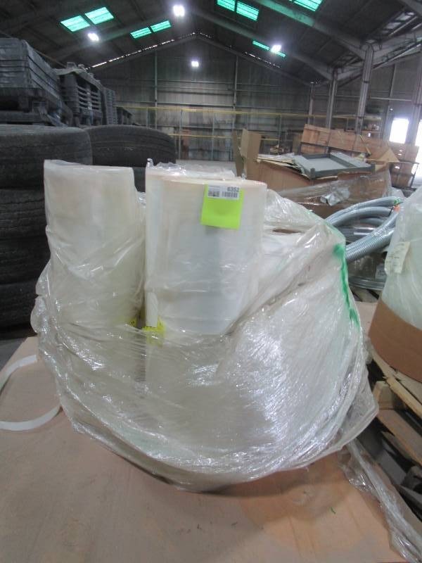 lot 6352 image: 7 Rolls of 18 Clear Plastic Sheeting 1000s of Feet