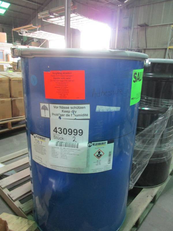 lot 6383 image: 55 Gallon Drum of Adhesive