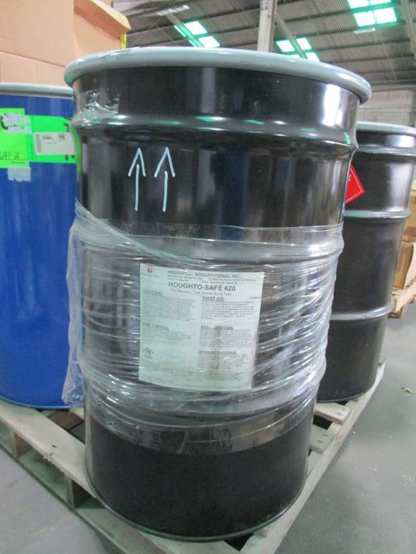 lot 2 image: 55 Gallon Drum of Special Non-Flammable Hydraulic Fluid