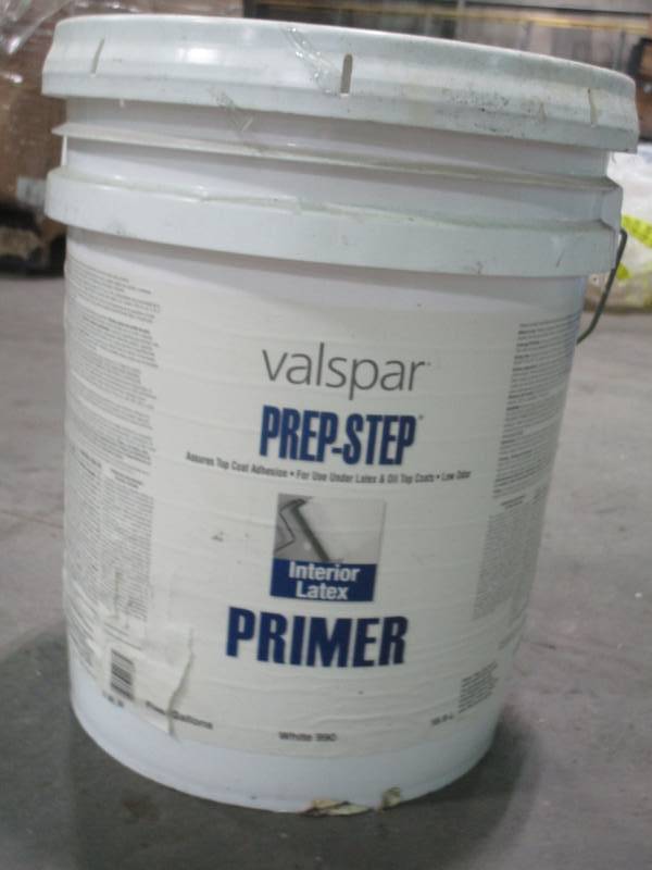 lot 6310 image: Valspar Prep-Step Interior Latex Primer 5 Gallon