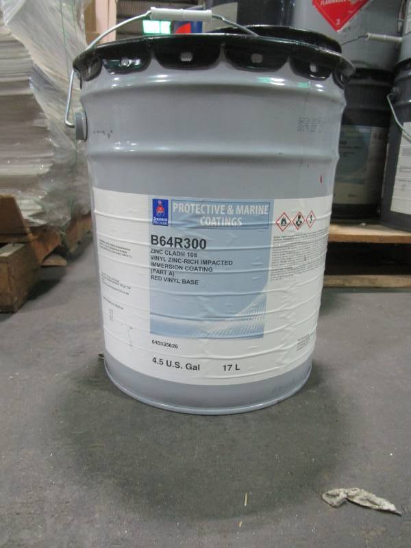 lot 6372 image: Sherwin Williams Zinc Clad Protective Marine Coating 4.5 Gallons