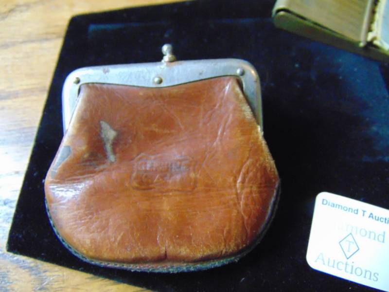 lot 7038 image: Vintage Coin Purse - Calf Skin -