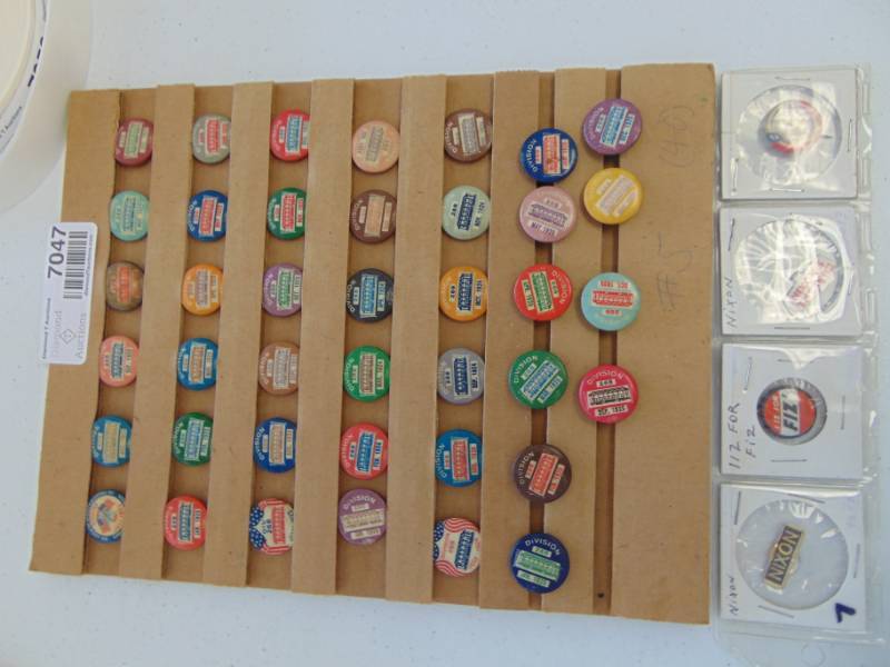 lot 7047 image: 40 Street Car Union PinBacks -  Division 268 From 1922, 1923 , 1924 and 1925