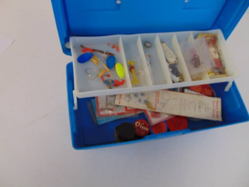 lot 7073 image: Fishing Tackle box with Contents