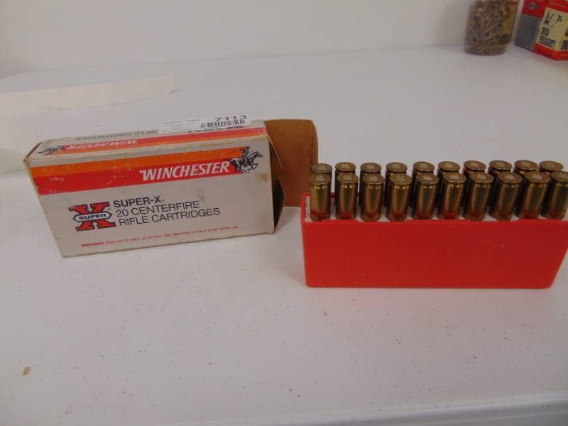 lot 7113 image: 20 Rnds 257 Roberts - 117 Grain - Winchester