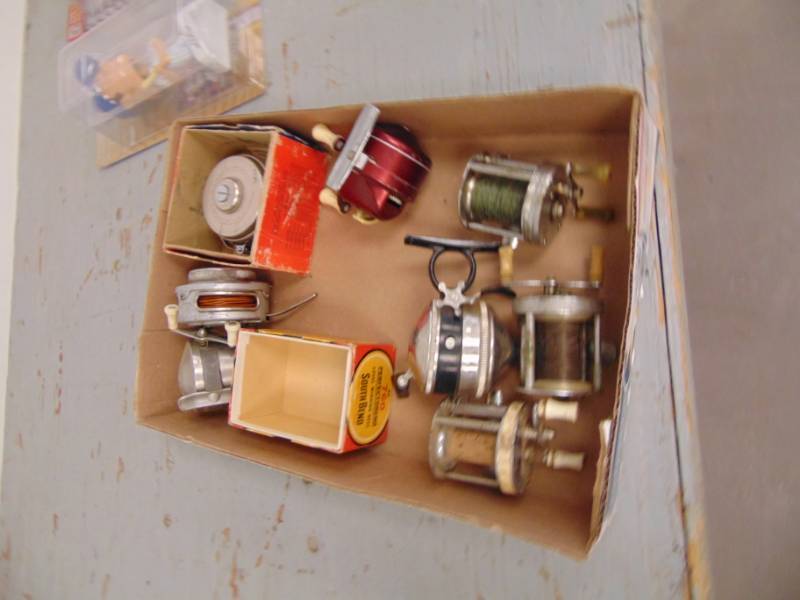 lot 7121 image: Vintage Fishing Reels - Fly Reels and Baitcast