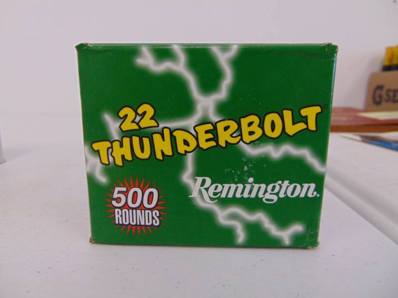 lot 7096 image: 500 Rounds 22 Thunderbolt - Remington