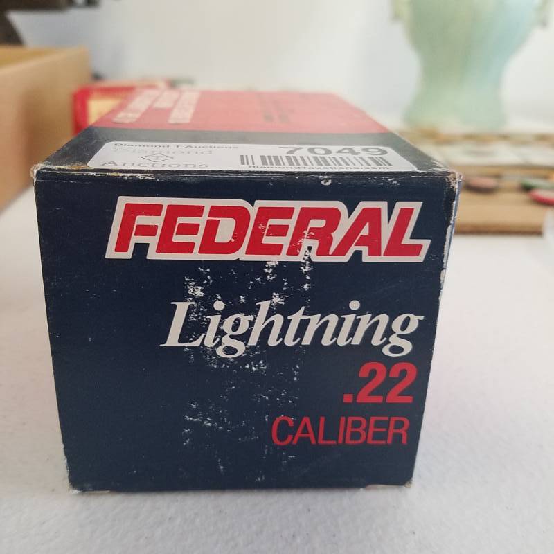 lot 7049 image: 500 Rounds 22 Long Rifle - Federal Lightning