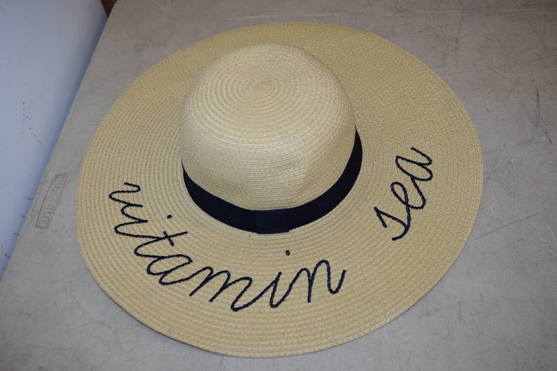 j crew beach hat