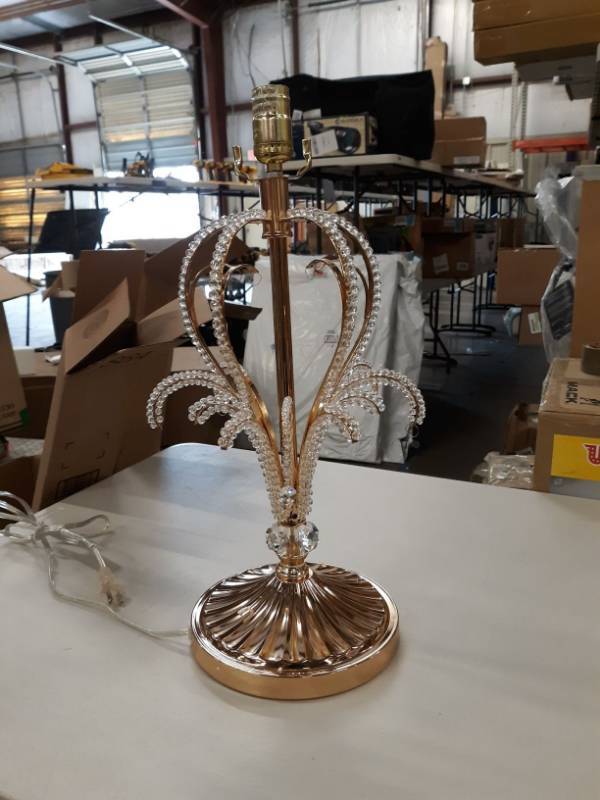 lot 8082 image: Ok Lighting Ok-5151t 28.50 h Amoruccio Table Lamp