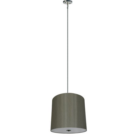 lot 8099 image: Whitfield 5-Light Satin Steel Chandelier