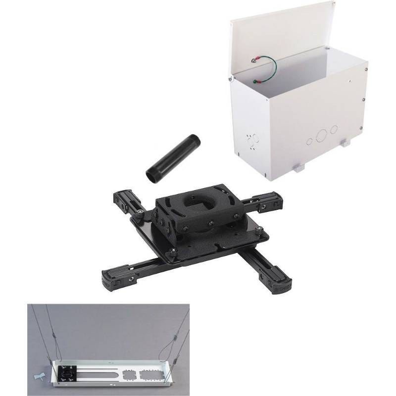 lot 8145 image: Chief�KITPS006PB Universal Projector Mount Kit (Black)
