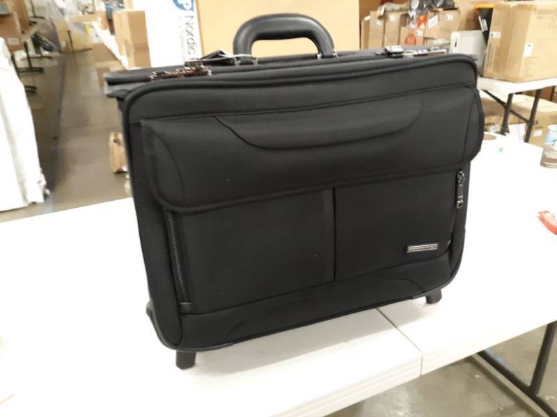 samsonite wheeled catalog case