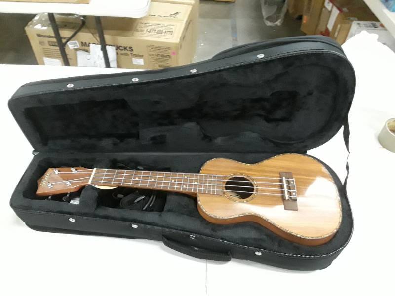 lot 8195 image: Hilo Ukulele 2955 Premier Series Solid Koa Concert Ukulele with Case