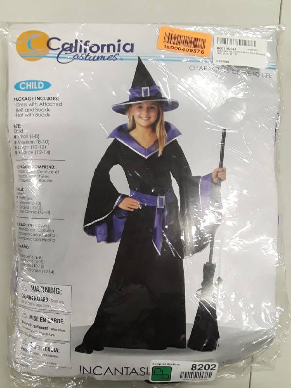 lot 8202 image: Childs Small Witch Costume