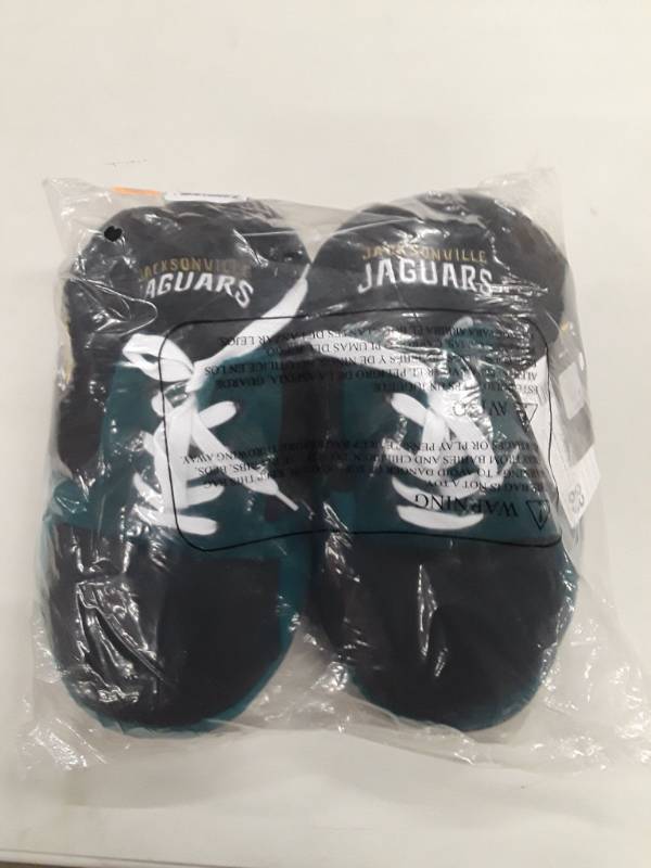 lot 8259 image: Jacksonville Jaguars 2015 Sneaker Slipper Extra Large
