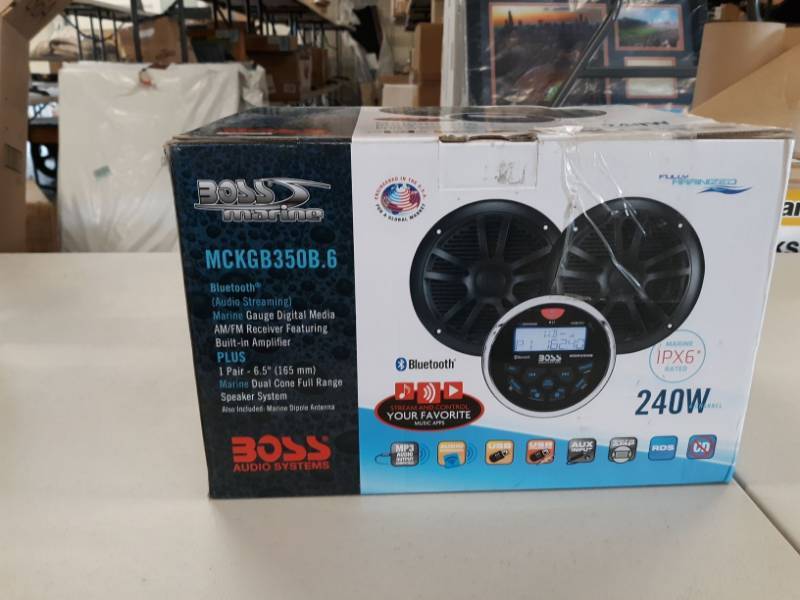lot 8336 image: Boss Marine MCKGB350B.6 Audio System