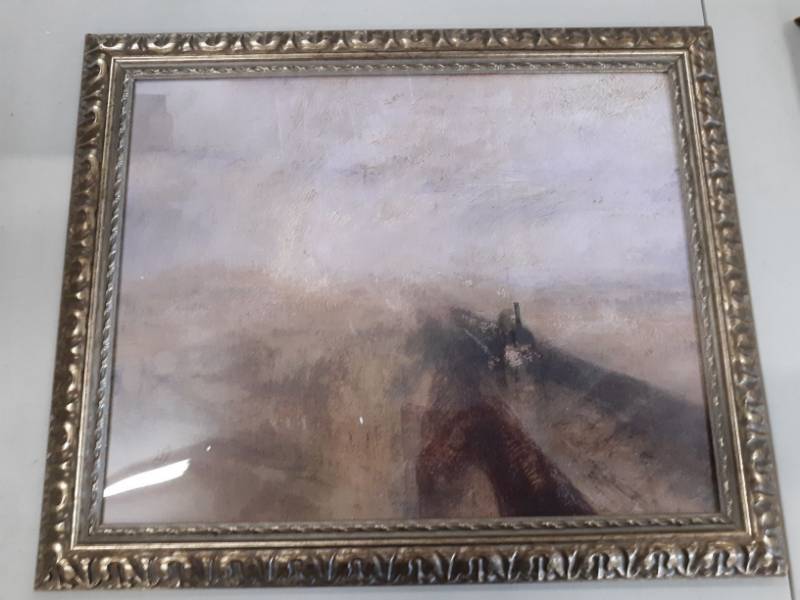 lot 8358 image: Frames Print of an Oil Painting