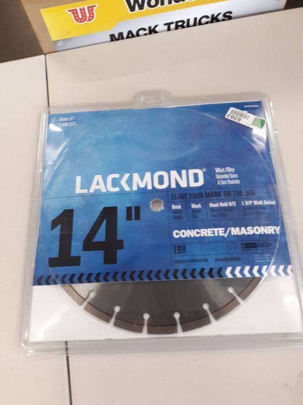 lot 8382 image: Lackmond 14  ConcreteMasonry Saw