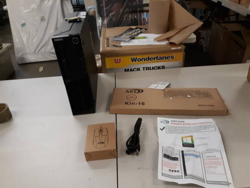 lot 8457 image: Lenovo Thin Centre Premium High Performance M91P Refurbished Desktop Computer