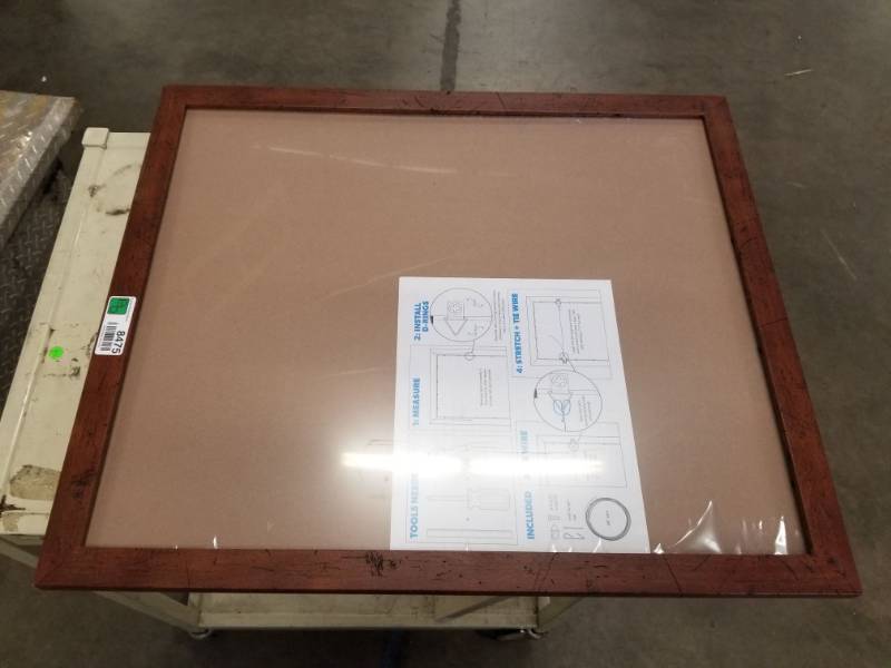 lot 8475 image: Rustic Wood Picture Frame