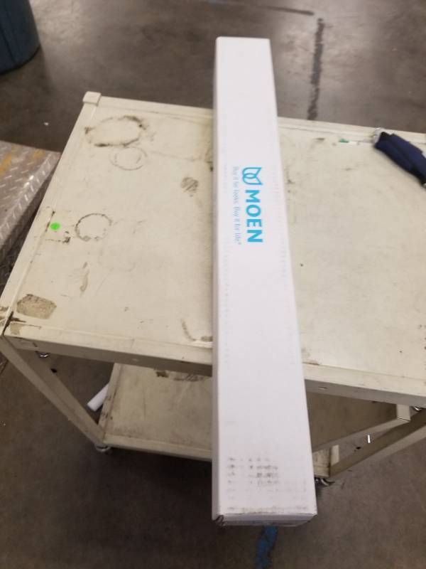 lot 8482 image: Moen YG0424CH 24in Grab Bar Chrome