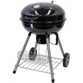 lot 8508 image: The Original Outdoor Cooker 22.4-in Black Kettle Charcoal Grill