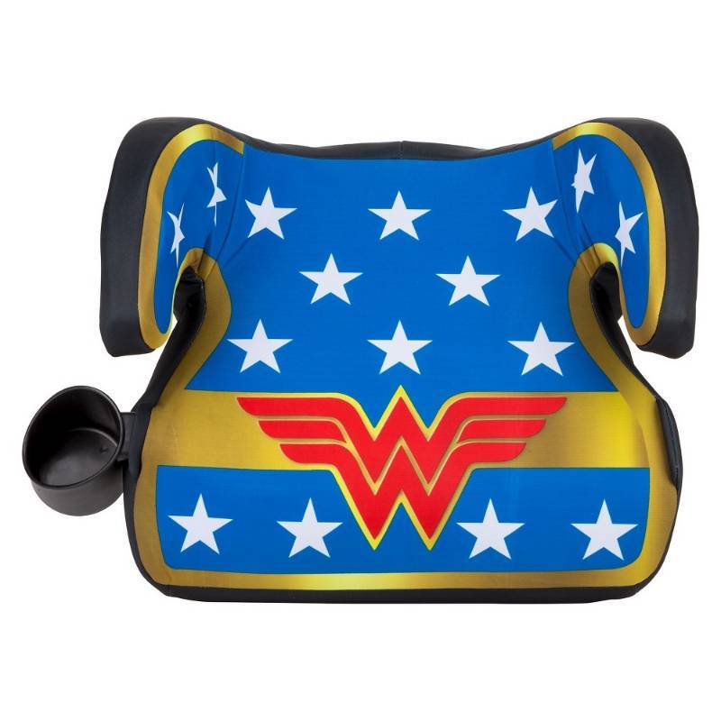 lot 8768 image: KidsEmbrace Fun Ride Backless Booster Wonder Woman, Blue