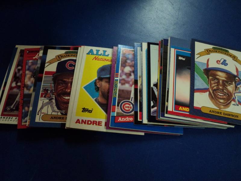 lot 8142 image: (50) ct mixed brand lot Andre Dawson Baseball Cards