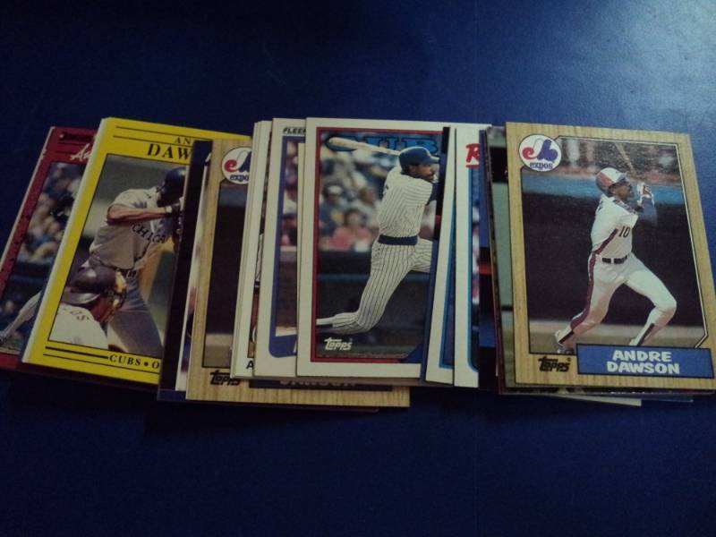 lot 8152 image: (40) ct mixed brands Andre Dawson Baseball Cards