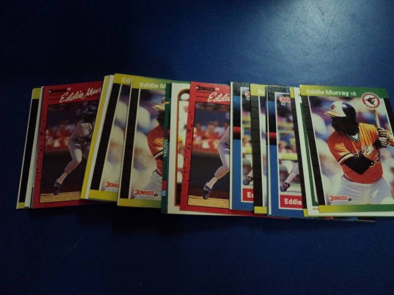 lot 8156 image: (40) ct mixed brand lot Eddie Murray Baseball Cards