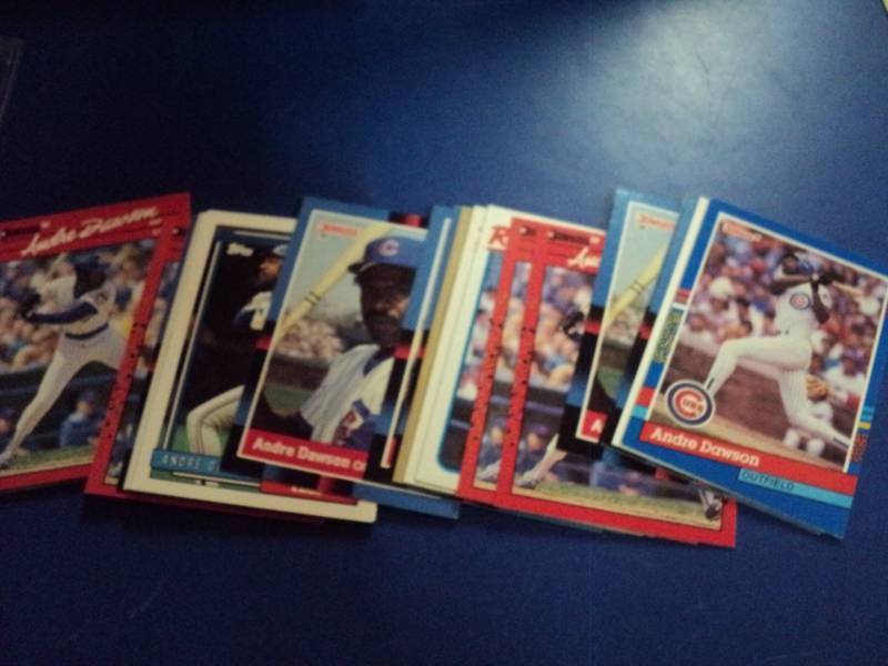 lot 8158 image: (27) ct. mixed brand lot Andre Dawson Baseball Cards