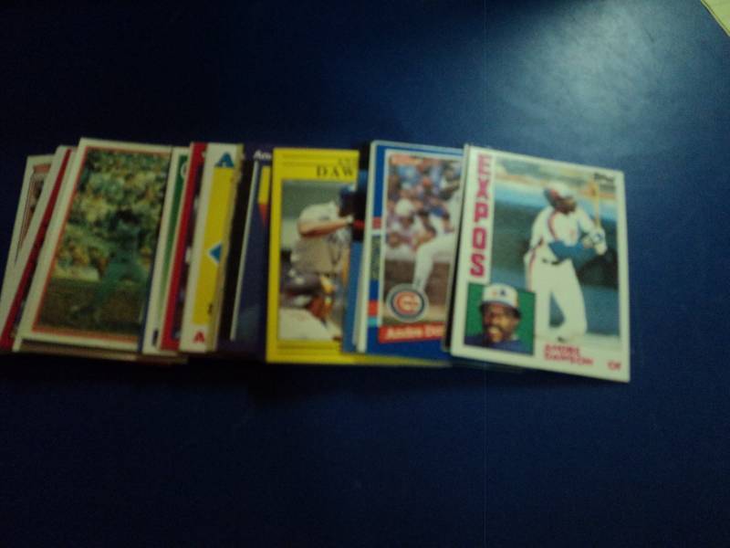 lot 8173 image: (40) ct. lot Andre Dawson Baseball Cards