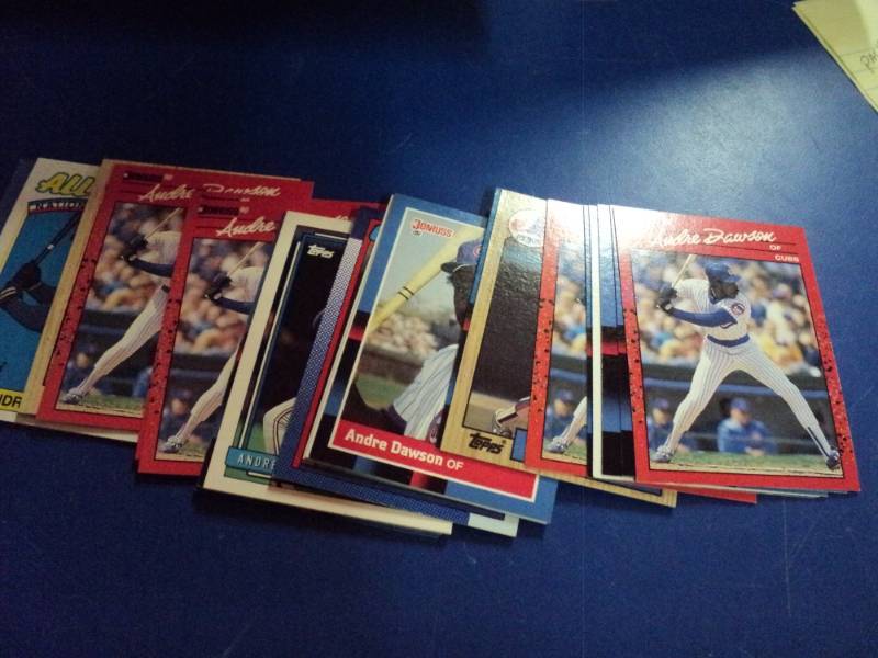 lot 8174 image: (27) ct lot Andre Dawson Baseball cards