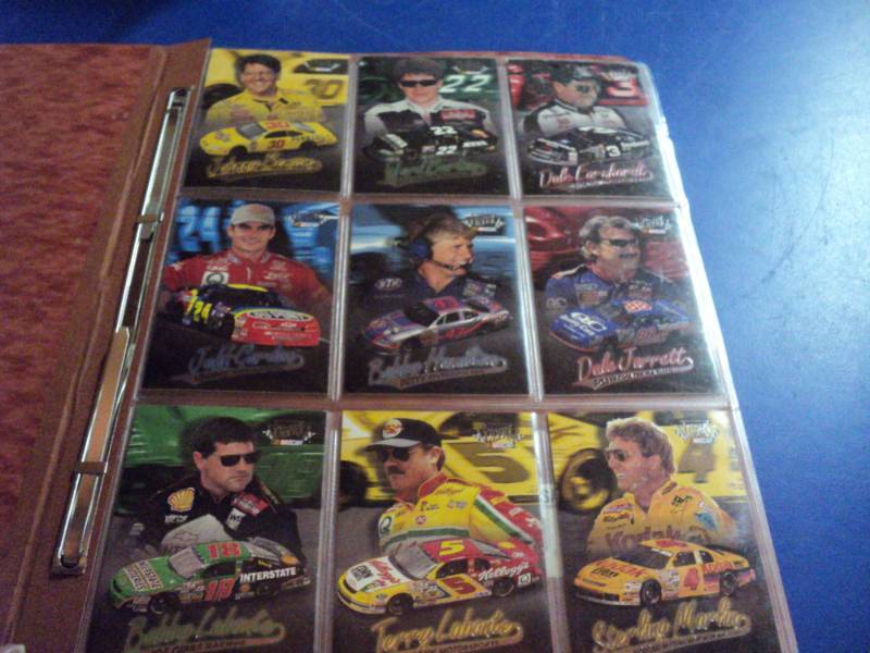 lot 8187 image: Lot of 1997 Shoneys Racing Ultra Fleer, set of 16, Dale Ernhardt, Jeff Gordon, Dale Jarrett, Richard Petty