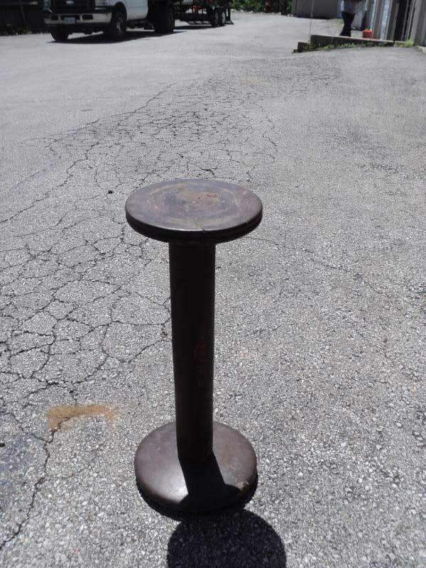 lot 8242 image: Wooden Stand, approx 10 diameter x 26-12Wooden Stand, approx 10 diameter x 26-12