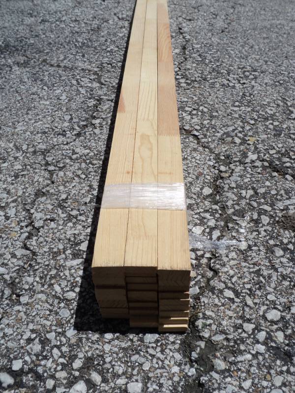 lot 8260 image: (1) bundle of Un-milled Parting stop, natural, 1-14 x 38 x 81, (30) per bundle